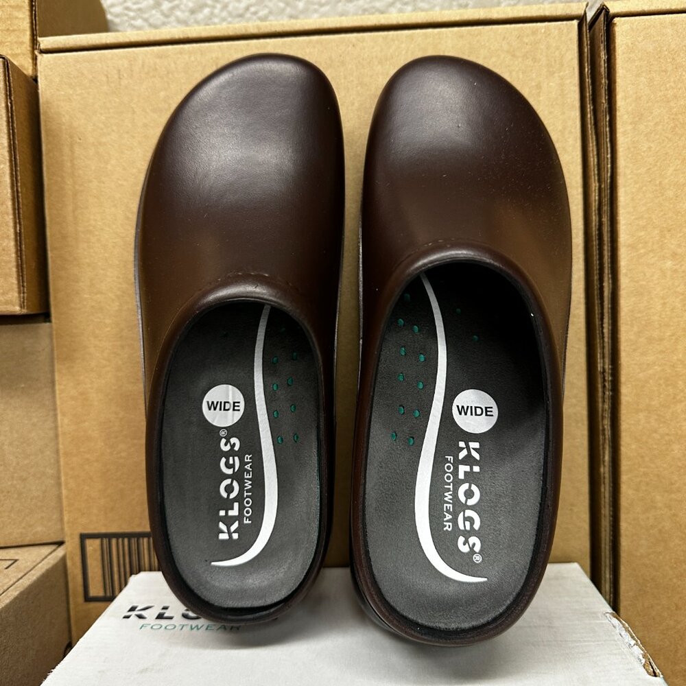 Klogs Dusty Slide in Shoes - chestnut -  New In Box size 7 Wide - Picture 5 of 6